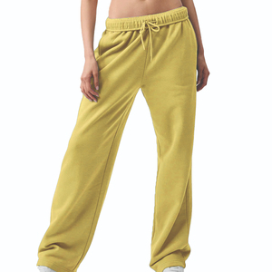 กางเกงวอร์มผ้าเฟรนช์เทอร์รี่สำหรับผู้หญิงมีสไตล์กางเกงขาบานเข้ารูปขาตรง2026 - Product Image 1