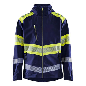 OEM Winter Workwear Zipper <b>Softshell</b> Waterproof Reflective Safety Construction Worker <b>Jackets</b> and Different color plus sizes - Product Image 4