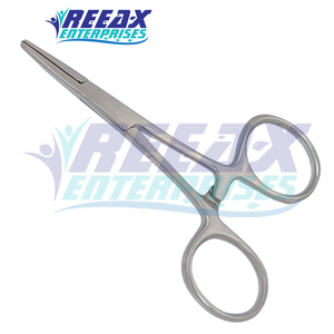 REEAX ENTERPRISES Pinces chirurgicales en acier inoxydable de 4 pouces Impression de logo personnalisé Bonne vente Instruments chirurgicaux à base droite - Product Image 4