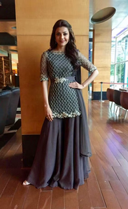 NEW---STUNNING-HEAVY--LONH KOTI con LEHENGA para fiesta-ropa-vestido de apliques de trabajo para/fiesta/boda = 2021 - Product Image 3