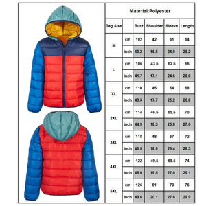 Chaquetas acolchadas multicolores para hombre, chaqueta acolchada con cremallera a la moda, chaqueta de invierno para hombre con relleno de algodón - Product Image 6