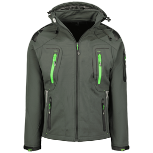 Musthave poliéster Indemand Softshell chaqueta para hombres elegante alta calidad impermeable con capucha prendas de vestir chaqueta con logotipo personalizado - Product Image 5