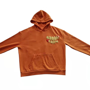 Sudadera con capucha unisex Premium Sudadera con gráfico de talla grande con logotipo de impresión de soplo 3D personalizado y cuello con capucha para el invierno - Product Image 5