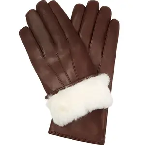 OEM/ODM Services Meilleure vente Gants de mode en cuir de haute qualité/Nouveau style de gants en cuir à doigts entiers respirants et coupe-vent