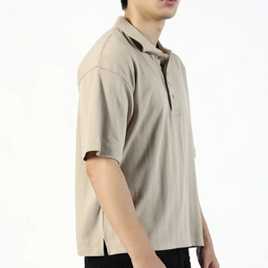 Polo Premium de Algodón Suave para Hombre - Diseño Clásico de Manga Corta con Cuello Elegante y Tapeta de Botones - Product Image 2