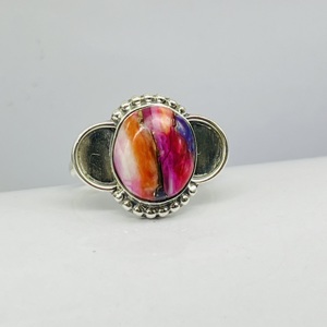 Natural Dahlia Turquoise <b>Ring</b> 925 Sterling <b>Silver</b> <b>Ring</b> Beautiful <b>Ring</b> Handmade <b>Ring</b> Designer Ovel <b>Ring</b> <b>Silver</b> <b>Ring</b> <b>Boho</b> <b>Ring</b> - Product Image 5