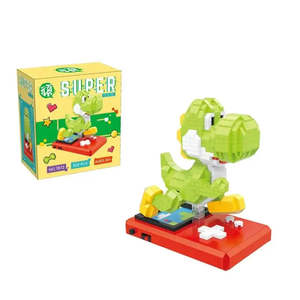 Figurines Micro Blocs Super Mario Yoshi, Jouets Éducatifs en Plastique ABS à Construire Soi-Même, Thème Dessin Animé - Product Image 3