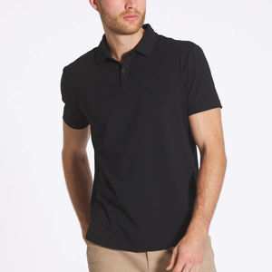 Diseño de color de contraste de alta calidad para hombre, polos de microfibra de algodón 100%, camisas de golf, diseño personalizado - Product Image 3
