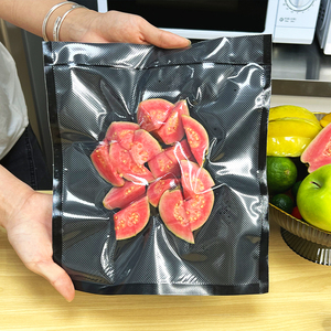 Sac d'emballage sous vide plat transparent thermoscellé de qualité alimentaire pour viande fraîche, bœuf, volaille, emballage direct usine - Product Image 1