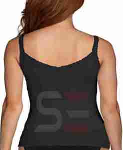 <b>Hot</b> Sale Women's Fitness Wear Sleeveless Breathable Quick Dry Eco-Friendly Polyester/Cotton Workout Yoga Crop Tank Top - Product Image 4