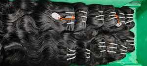 Thiên Tài Sợi Ngang Bó Trong Ấn Độ Tóc Thăn Bó 26 "Inch Tự Nhiên Lỏng Xoăn Phần Mở Rộng Tóc Nhà Tài Trợ Duy Nhất của Nó Sản Phẩm Glueless - Product Image 4