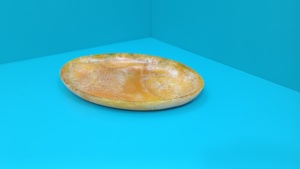 Plato de servicio de resina clásico para cocina, hogar, Hotel, restaurante, plato de comida, platos de comedor de forma redonda de Color plateado - Product Image 5