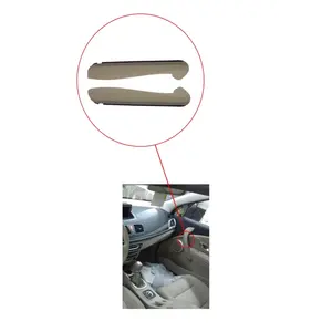 Ensemble d'accoudoirs intérieurs en cuir ABS Renault Megane 3 Fluence, beige, position avant, modèles DROITE-GAUCHE 809540013R 809600021R - Product Image 1