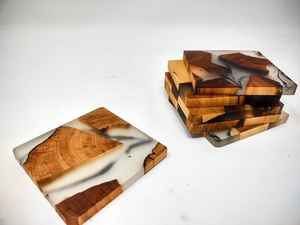 Dessous de verre en bois épais durables pour usage quotidien pour l'artisanat du bois Boîtes en bois et enseignes murales - Product Image 3