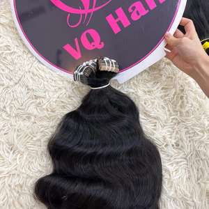 ผมมนุษย์แบบเทปม้วนเป็นลอนธรรมชาติสำหรับต่อผมผมมี100% ในคลังขนาดใหญ่ - Product Image 2