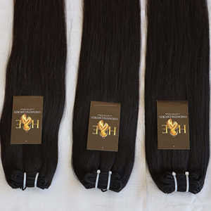 Extensiones de cabello humano vietnamita, pelo virgen sin procesar, liso y sedoso, brillante, hecho en la India, 100% - Product Image 3