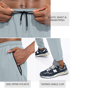 High Quality <b>Men's</b> Jogger Pants in Plain Grey Casual Street Wear with Straight <b>Pattern</b> Canvas Sweat <b>Trousers</b> - Product Image 6