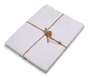 Crafted with Care The Allure of Cotton White Handmade Paper