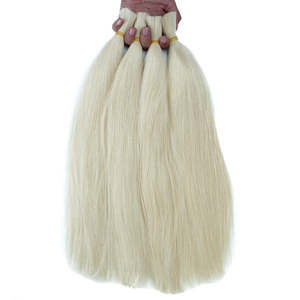 มัดผมมนุษย์แบบตรงติดกระดูกผมตรงแบบดึงสองชั้นเป็นมิตรกับสิ่งแวดล้อม - Product Image 3