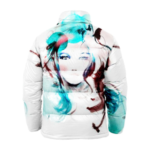 เสื้อแจ็คเก็ตพัฟเฟอร์ลายพรางถักนิตติ้งสำหรับผู้หญิง สไตล์ใหม่ ฤดูหนาว ไซส์ใหญ่ บุด้วยโพลีเอสเตอร์ สำหรับขายในร้าน - Product Image 6