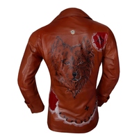 Veste en cuir de vachette véritable pour homme, style moto premium, service d'échantillonnage et personnalisation disponibles