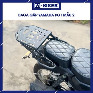 M-Biker Vit Nam PG1 Folding Motorcycle <b>Luggage</b> & Saddlebags <b>Rack</b> High-class Steel Model 2 New Version - Product Image 4