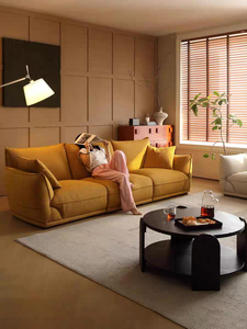 Sofá de Lujo para el Hogar, Estructura de Madera Maciza, Espuma de Alta Densidad, Muebles Cómodos para Sala de Estar - Product Image 3