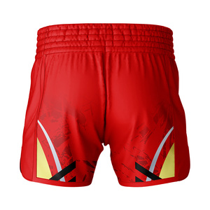Shorts de Muay Thai W4G légers et durables de haute qualité Logo avant personnalisé respirant unisexe Polyester/coton en stock Shorts - Product Image 5