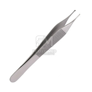 Juego de Pinzas Quirúrgicas Adson de Titanio Profesional con Empuñadura Dentada Manual - Product Image 4