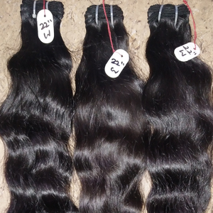 Extensiones de cabello humano de las tramas de la máquina que teje del pelo de Remy indio de la Virgen de los proveedores del pelo de Chennai - Product Image 6