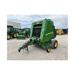 Presse à balles ronde John Deere 458 avec roues, moteur agricole de haute qualité, haute productivité, garantie de 2 ans - Product Image 1