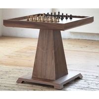 DINNIING PORTABLE LUXE PRATIQUE Vente en gros Jeu d'échecs en bois personnalisé Jeu d'échecs grande taille Planche pliante Pièces d'échecs Plateau