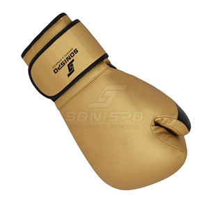 2025 Top Fashion Custom Made 8oz Professional Leather <b>Moisture</b> Wicking High Quality Training Boxing <b>Gloves</b> for Martial Arts - Product Image 4