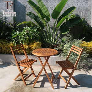 Conjunto de restaurante Aldo con mesa redonda, muebles de madera, Etiqueta Privada, nueva actualización - Product Image 5