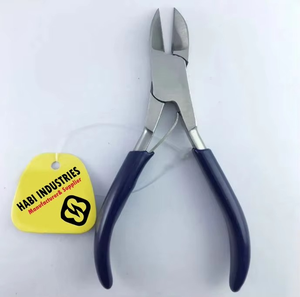 Coupe-ongles robuste en acier allemand avec poignée bleue personnalisée, coupe-ongles incurvés pour les ongles épais des bébés, pince à ongles - Product Image 4