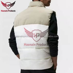 Chaqueta acolchada cálida de invierno para hombre de moda con capucha sólida Diseño informal Chaleco acolchado reversible e impermeable de alta calidad personalizado - Product Image 4