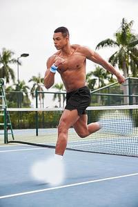 Nouveau short de sport décontracté pour homme Bermuda de basket-ball respirant à séchage rapide avec fermeture à la taille élastique en tissu peigné - Product Image 4