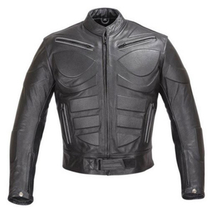 Blouson de moto de sécurité avec panneaux haute visibilité, protection pour la conduite nocturne et tissu résistant aux intempéries. - Product Image 1