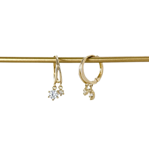 Pendientes de Plata de Ley 925 Hechos a Mano, Estilo Bohemio, con Topacio Blanco, Joyería de Moda para Mujer, Regalo - Product Image 1