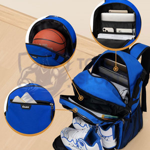 Bolsa de Baloncesto de Poliéster Transpirable y Cómoda con Cierre Superior Suave, Moderna, Profesional, del Mejor Proveedor, con Logotipo Personalizado para Adultos - Product Image 3