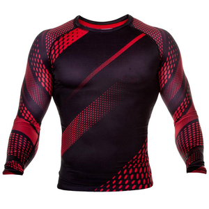 Best Quality Anti-UV Compression Shirt <b>for</b> Men <b>Women</b> Sun Screen Protection Printed BJJ <b>Rash</b> <b>Guard</b> Short Wholesale Available - Product Image 2