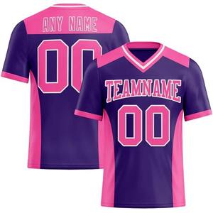 Green Blue Custom <b>Football</b> Jersey Mens Sublimated V Neck Short Sleeve Team Uniform Logo Name Number Option Breathable Mesh - Product Image 6