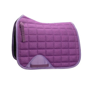 Almohadilla de sillín de doma ecuestre de muestra gratis con ribete a juego, almohadillas de sillín con purpurina para montar a caballo de color personalizado OEM ODM - Product Image 2