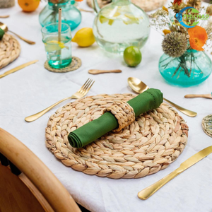 Best Selling Products WATER HYACINTH <b>PLACEMATS</b> COASTERS / MAST Water Hyacinth <b>Placemats</b> and Coasters at Factory Prices - Product Image 2