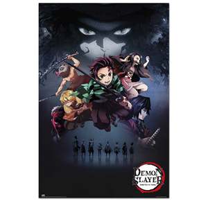 Demon Slayer and Kimetsu No Yaiba Anime <b>Poster</b> - Product Image 1