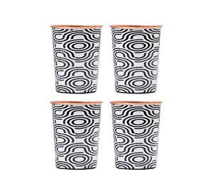 Gobelets martelés en cuivre pur pour verres en verre Ayurveda 300ml avec bienfaits pour la santé pour les fêtes - Product Image 6