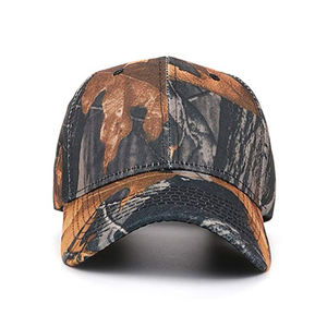 Gorra de béisbol deportiva de 6 paneles con logotipo personalizado, impermeable, tela de algodón tejida, negro liso, para actividades al aire libre, sombrero de Metal de 5 paneles - Product Image 1