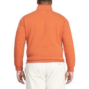 Sweat-shirt à capuche en maille vierge à col rabattu personnalisable OEM pour hommes - Product Image 4