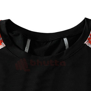 Best Material Men <b>Compression</b> <b>Shirts</b> Breathable Spandex/Nylon <b>Custom</b> Logo Fitness Wear New <b>Design</b> - Product Image 4