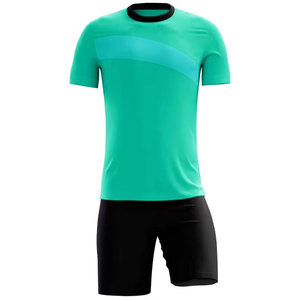 Uniformes de fútbol de media manga para hombre, ropa deportiva de poliéster 100%, kits de fútbol a precio de venta al por mayor - Product Image 2